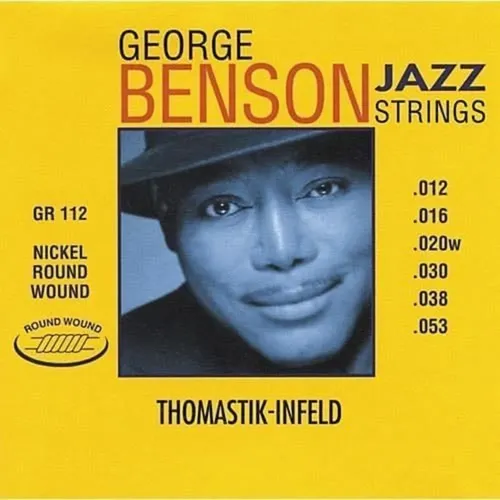 Thomastik Saiten für E-Gitarre George Benson Jazz Guitar Satz roundwound (GR112)