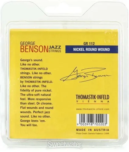 Thomastik Saiten für E-Gitarre George Benson Jazz Guitar Satz roundwound (GR112)