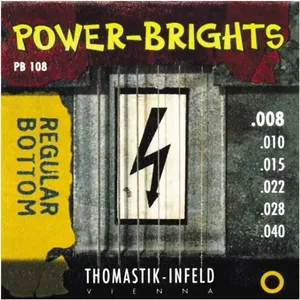 Thomastik Saiten für E-Gitarre Power Brights Series Satz 008 (PB108)