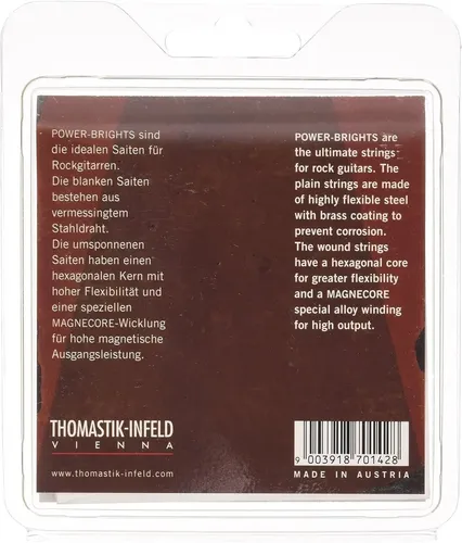 Thomastik Saiten für E-Gitarre Power Brights Series Satz 011 (PB111)