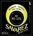 Savarez Saiten für E-Bass Black Sun Nickel. Halbrund. Poliert Satz (3260 HL)