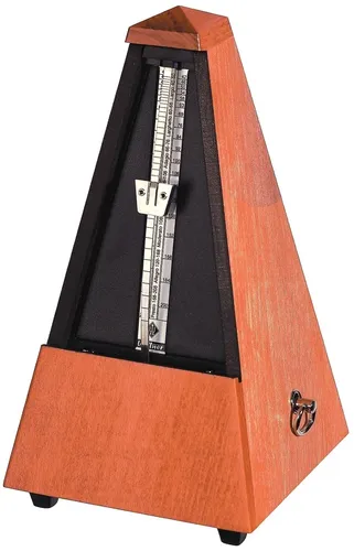 Wittner Metronom Pyramidenform Mahagonifarbig. Matt 801M