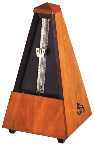 Wittner Metronom Pyramidenform Nußbraun. Matt       803M