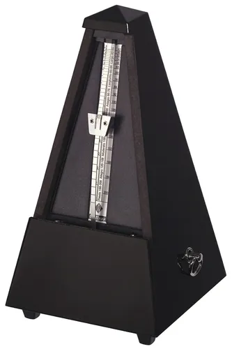 Wittner Metronom Pyramidenform Schwarz. Hochglanz    806