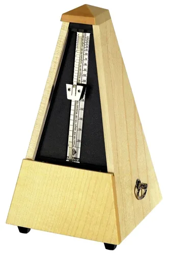 Wittner Metronom Pyramidenform Ahorn Natur, Matt    807A