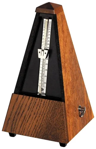 Wittner Metronom Pyramidenform Eiche Braun. Matt     808