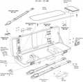 GEWA Violin-Doppelkoffer Idea 3.3 Scharnier