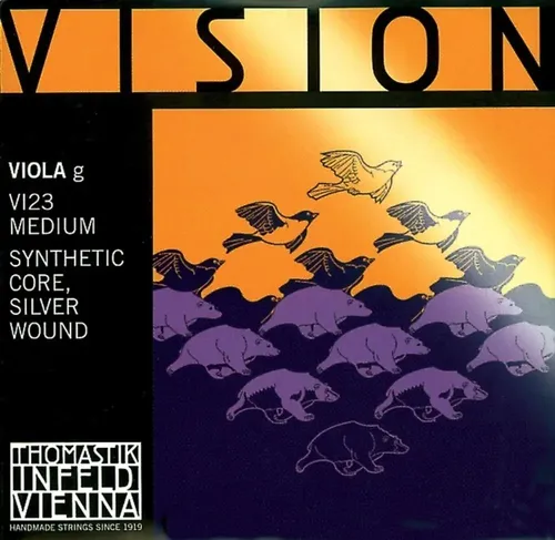 Thomastik Saiten für Viola Vision Synthetic Core Mittel G (VI23)