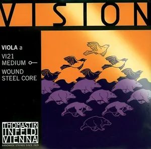 Thomastik Saiten für Viola Vision Synthetic Core Mittel D (VI22A)