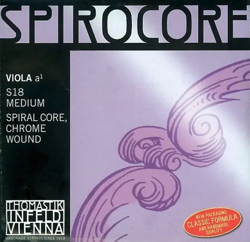 Thomastik Saiten für Viola Spirocore Spiralkern Mittel (S18)