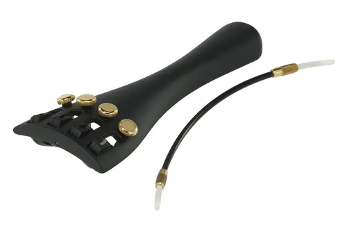 Violin Saitenhalter Ultra Multi-System 4/4 ohne Schraubenzieher/Schrauben vergoldet (4/4 ohne Schraubenzieher/Schrauben vergoldet)