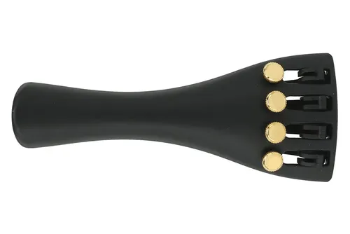Violin Saitenhalter Ultra Multi-System 4/4 mit Schraubenzieher/Schrauben vergoldet (4/4 mit Schraubenzieher/Schrauben vergoldet)
