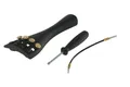Violin Saitenhalter Ultra Multi-System 4/4 mit Schraubenzieher/Schrauben vergoldet (4/4 mit Schraubenzieher/Schrauben vergoldet)
