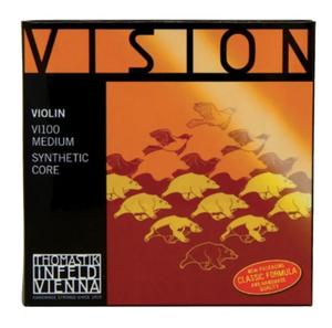 Thomastik Saiten für Violine Vision Synthetic Core D Silber 3/4 (VI 03)