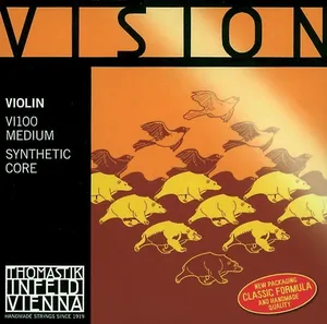 Thomastik Saiten für Violine Vision Synthetic Core Mittel E 4/4 (VI01)