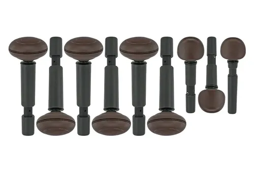 Mechanik Feinstimmwirbel  für Tar schwarz/braun (schwarz/braun)