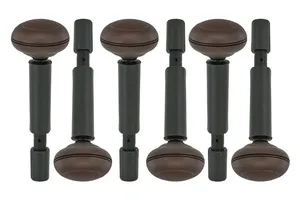 Mechanik Feinstimmwirbel  für Tar Set 6 Stück schwarz/braun (Set 6 Stück schwarz/braun)