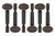 Mechanik Feinstimmwirbel  für Tar Set 6 Stück schwarz/braun (Set 6 Stück schwarz/braun)