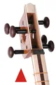 Mechanik Feinstimmwirbel  für Tar Set 6 Stück schwarz/braun (Set 6 Stück schwarz/braun)