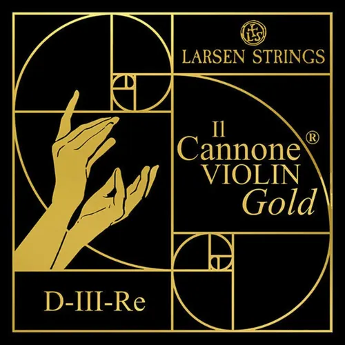 Violin-Saiten Il CANNONE Gold D Soloist Gold (D Soloist Gold)