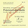 Violin-Saiten Präzision Vollkern 1/16 (1/16)