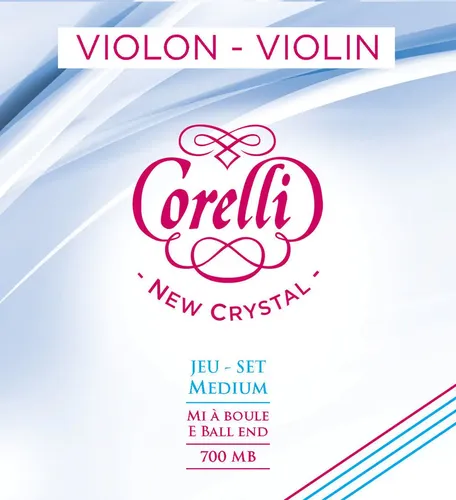 Corelli Saiten für Violine New Crystal 4/4 Medium (700MB)