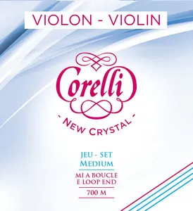 Corelli Saiten für Violine New Crystal 4/4 Medium (700M)